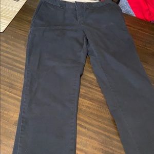 Slim tapered slacks